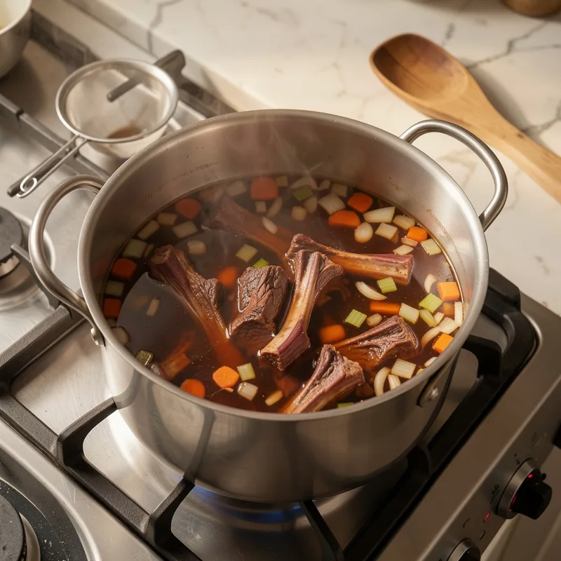 Fond brun de veau : recette maison et technique de chef