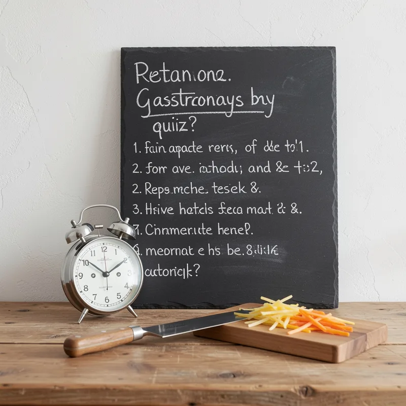 Quizz gastronomie : 20 questions pour tester vos connaissances culinaires